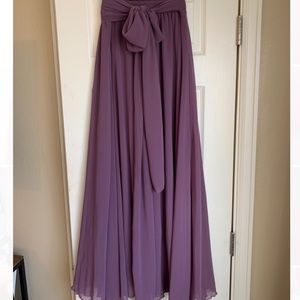 Purple Chiffon skirt